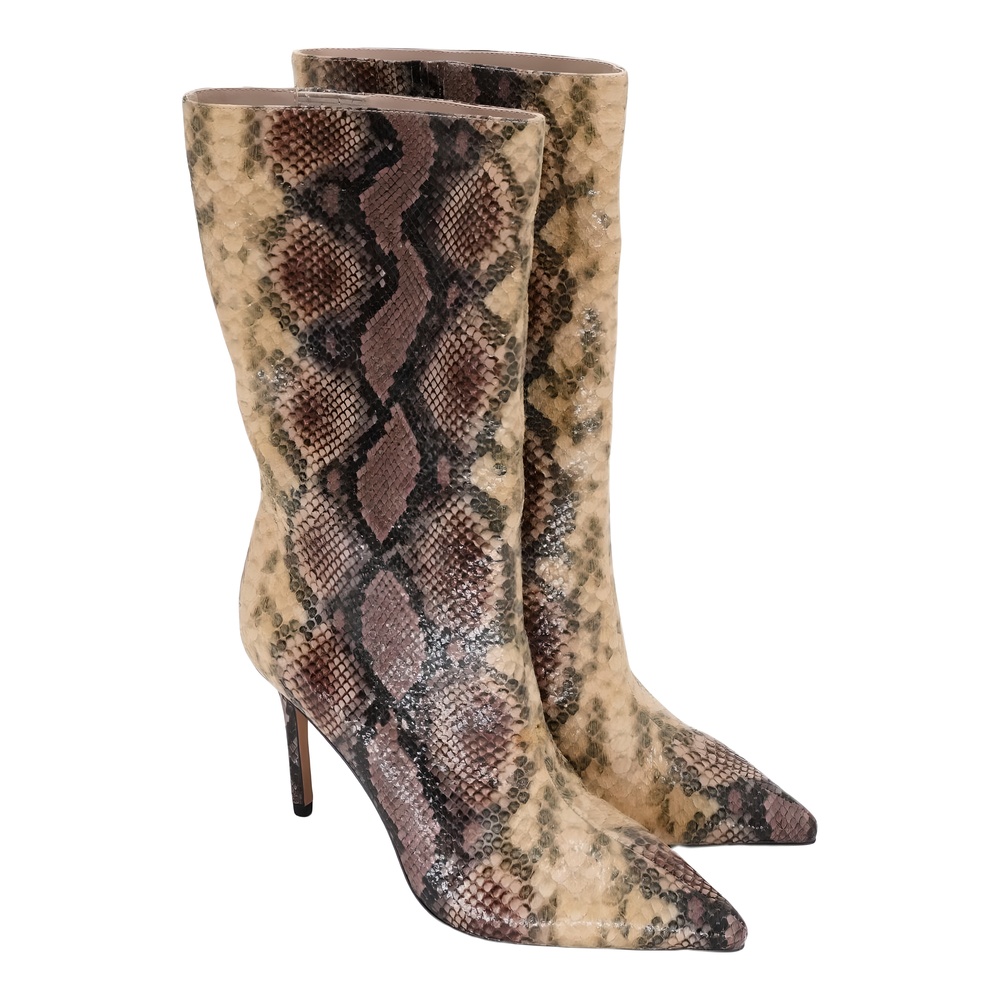 Katy Perry Women's Revival Pointed Toe Mid Calf Stiletto Brown Size 9.5M - Picture 4 of 6